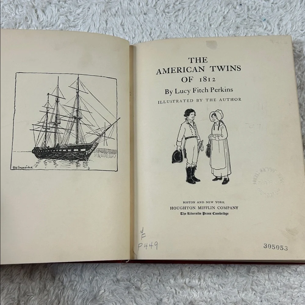 The American Twins of 1812 by Lucy Fitch Perkins 1925 Vintage fair‎